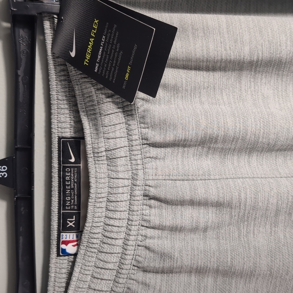 NWT Nike Therma Flex Philadelphia 76ers Gray Jogger Pants, Sz. XL. - Picture 4 of 8